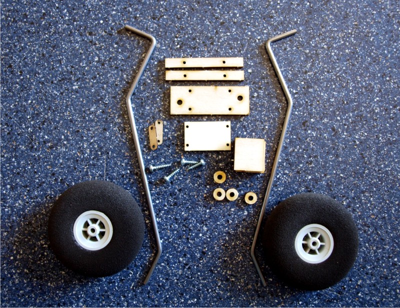 Podvozek pro malé RC  modely s koly