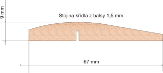 Balsové žebro Ba01