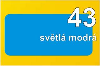 Barva Art e Miss sv. modrá 43 ( 12g )